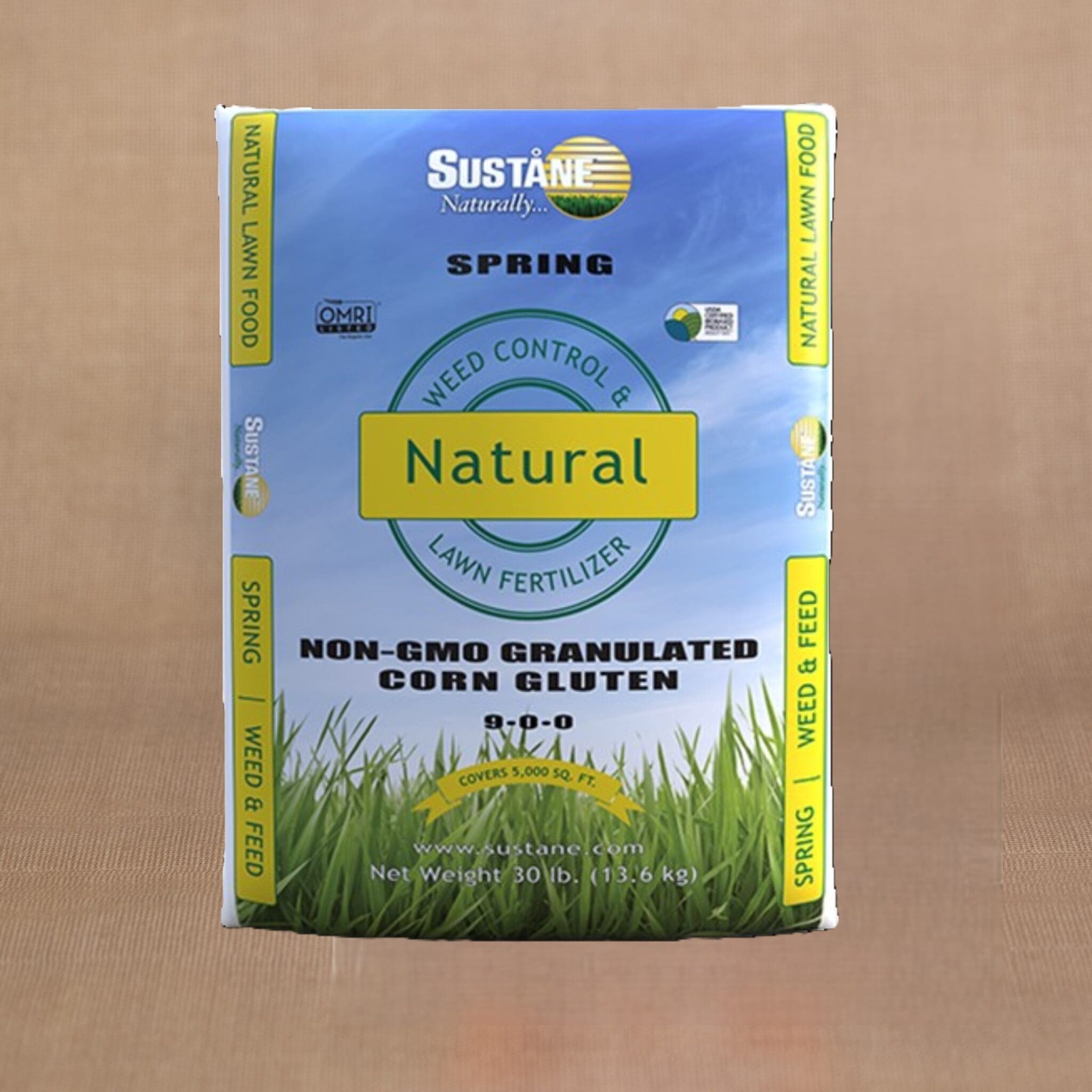 Sustane Organic Spring Lawn Fertilizer (9-0-0) - 30 lb bag