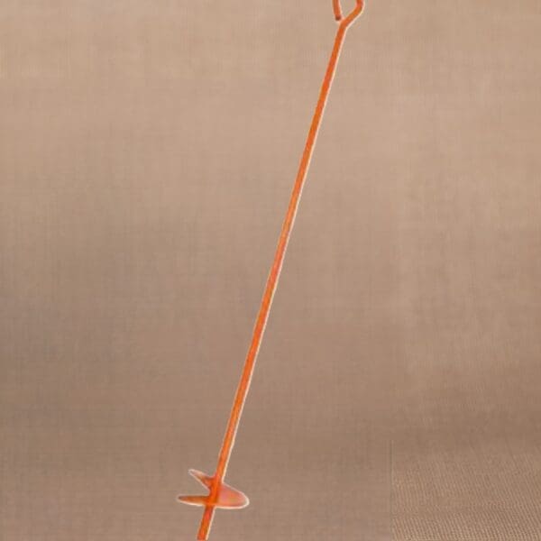 New 37" Orange Ground Anchors come with 1/8" cable & one 1/8" Clamp