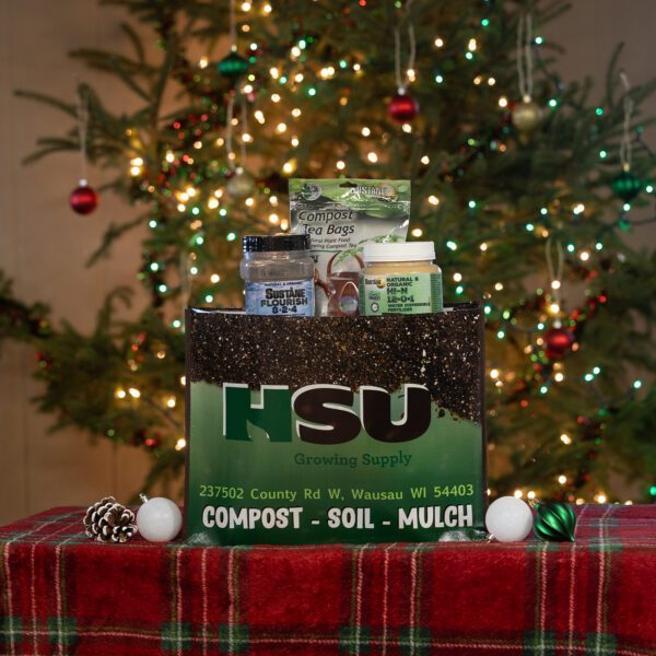 Houseplant fertilizer and compost tea bundle.