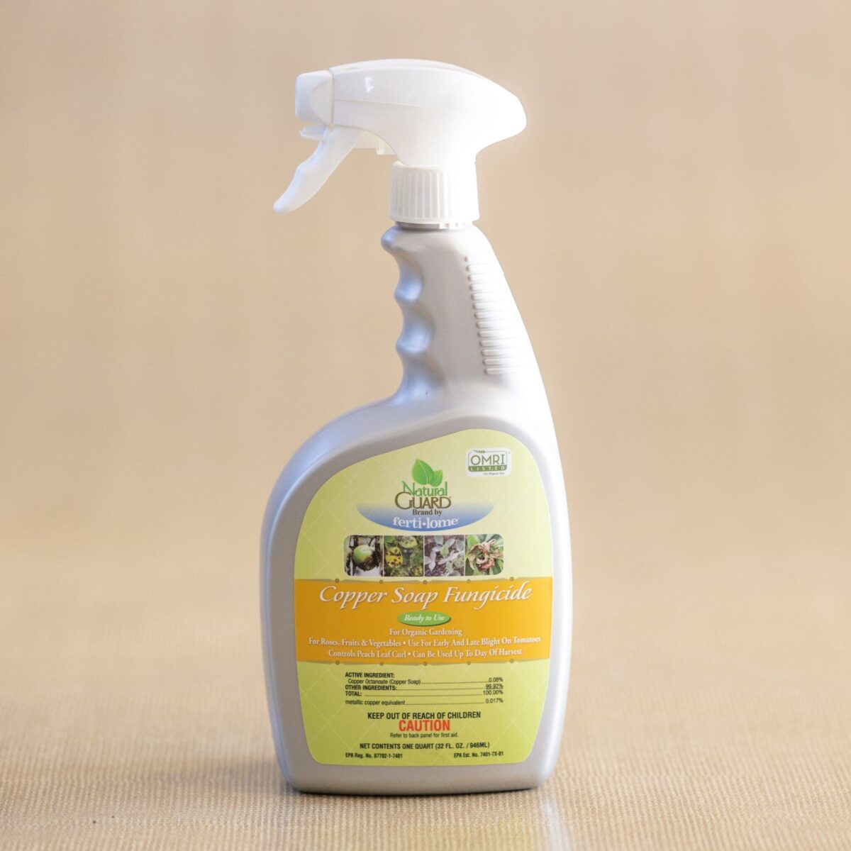 Fertilome Natural Guard Copper Soap Fungicide - 32oz Ready-to-use Spray