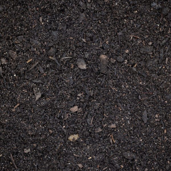 Garden Blend soil mix made from compost, manure, peat, topsoil, and sand for nutrient-rich vegetable gardening and raised beds.