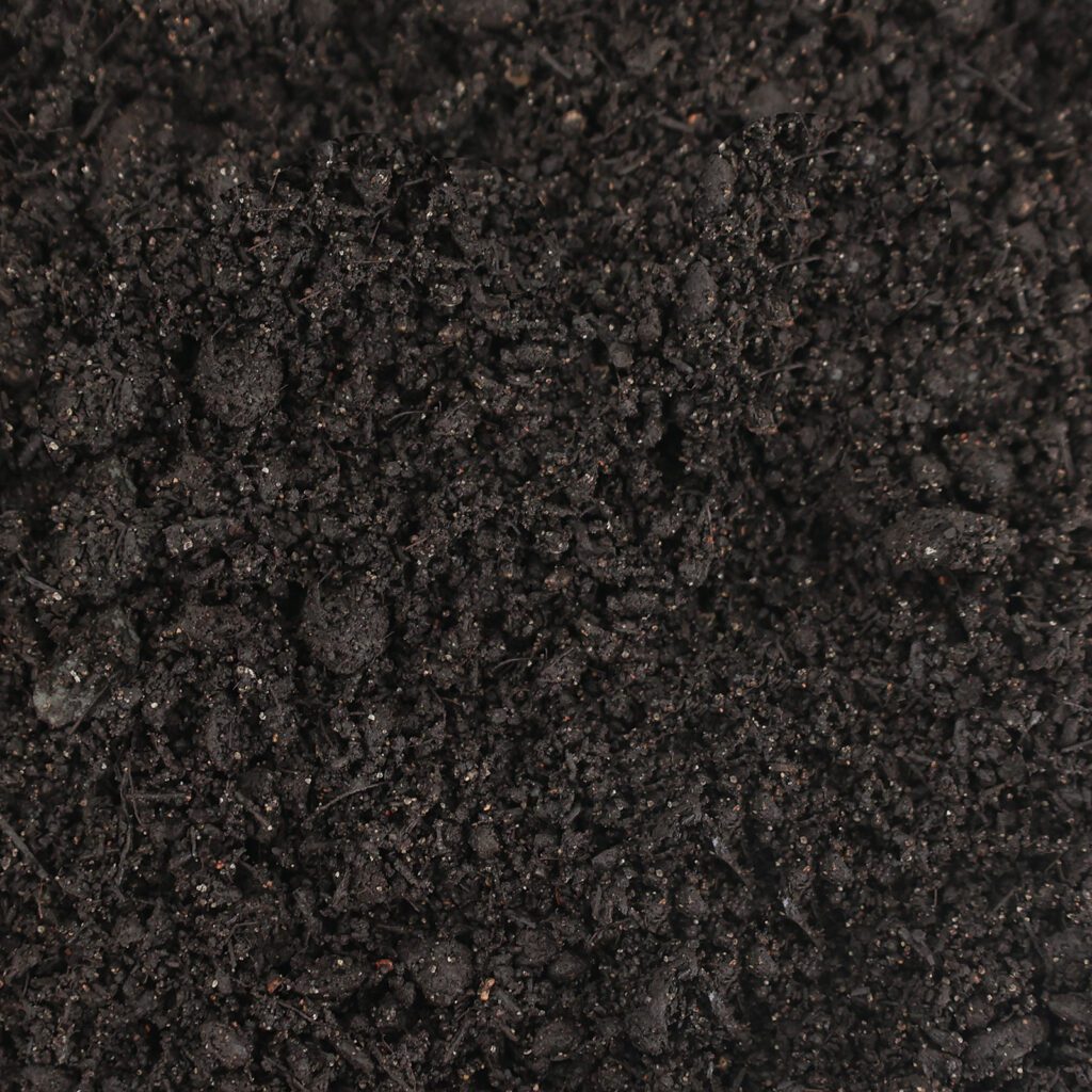 HSU Leaf Compost organic soil amendment made from composted leaves