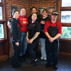Jaime Kroening and the 6th Street Filling Station team in Wausau, Wisconsin