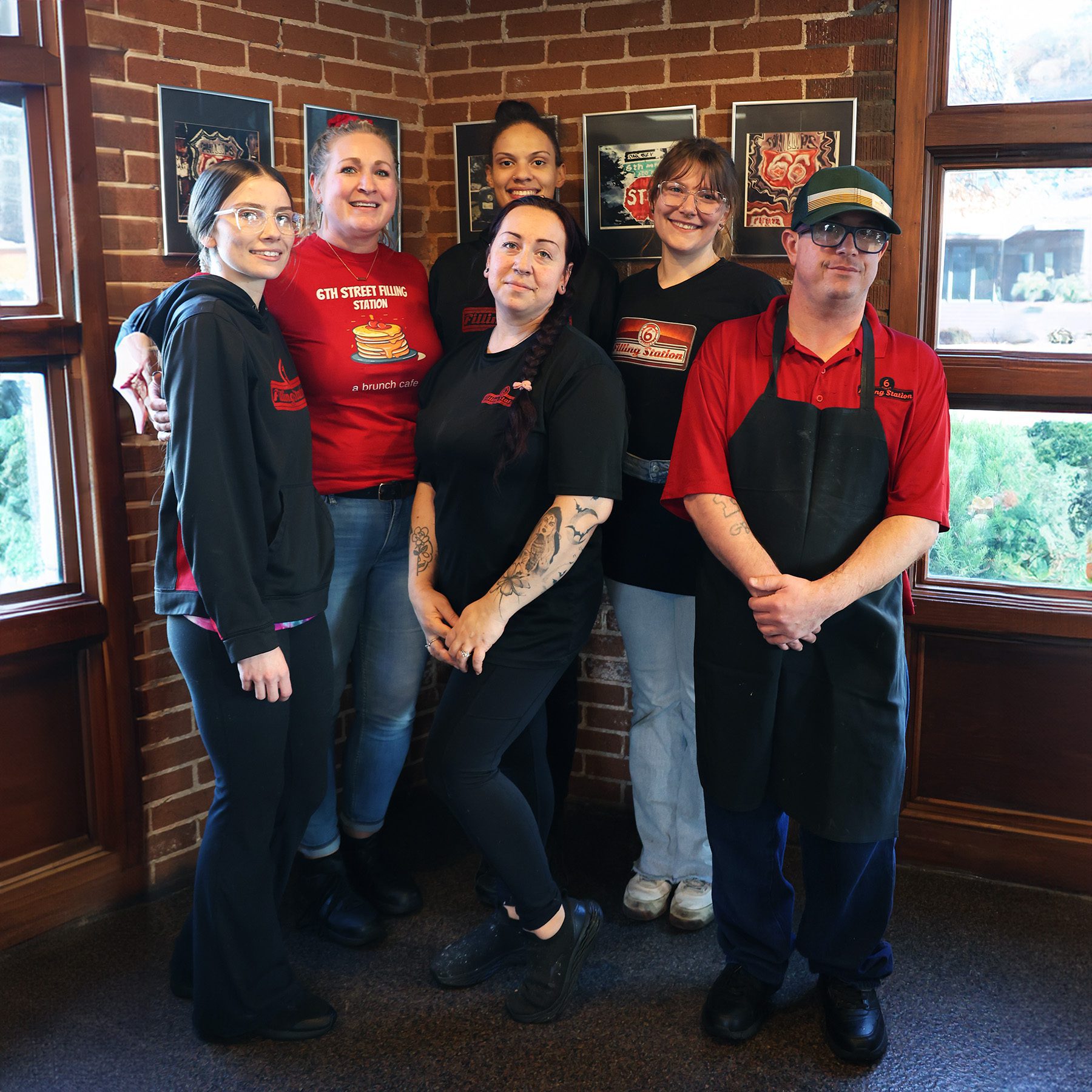 Jaime Kroening and the 6th Street Filling Station team in Wausau, Wisconsin